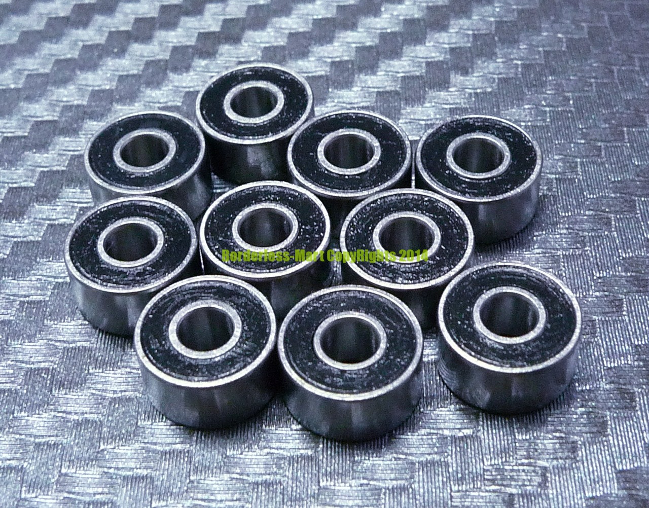 Rubber Sealed Ball Bearing Bearings BLUE 3//16/" x 3//8/" x 1//8/" 10 Pcs R166-2RS