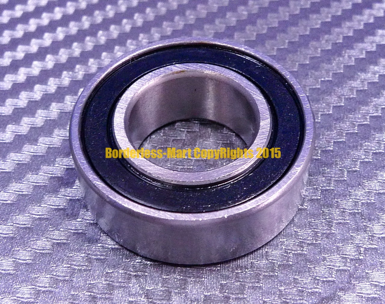 17x28x7 mm Rubber Sealed Ball Bearing Bearings 17287RS RED 2 Pcs 17287-2RS