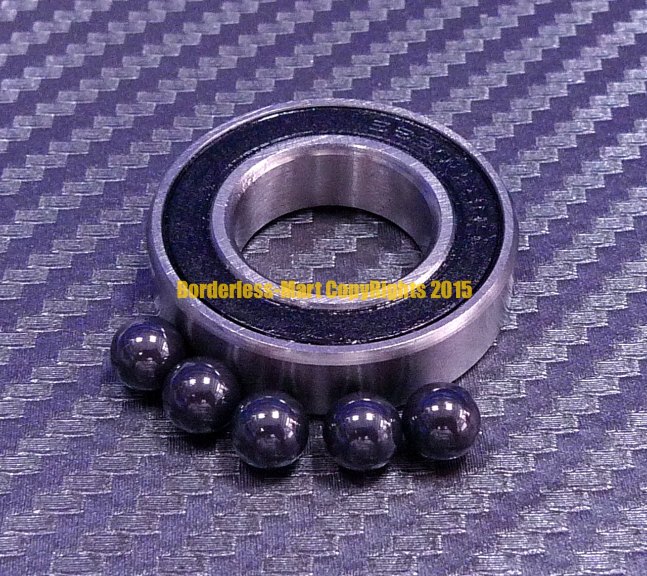 17x35x10 mm Hybrid Ceramic Si3N4 Rubber Sealed Ball Bearings 4 PCS 6003-2RS