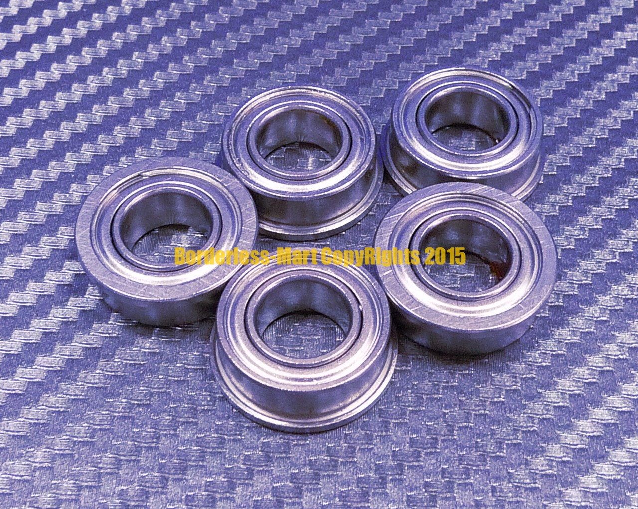 4PCS Stainless Flanged Ball Bearing Bearings F698zz 8*19*6 8x19x6 mm SF698zz