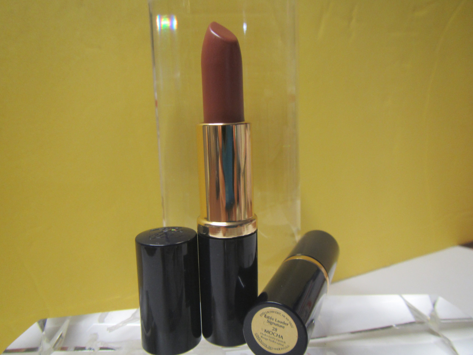2 x Estee Lauder MOCHA 28 Signature Hydra Lustre Lipstick full size