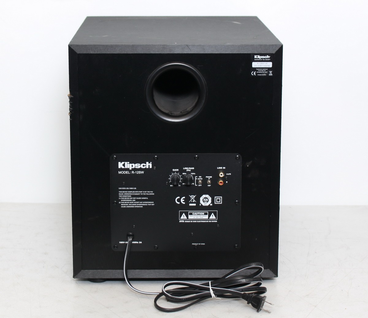 Original Klipsch R-12SW Subwoofer 12