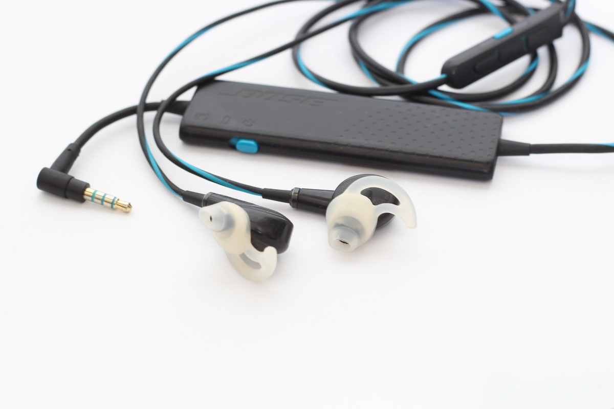 Bose QuietComfort QC20 Acoustic Noise Canceling Headphones iOS BLACK USED J#17 | eBay