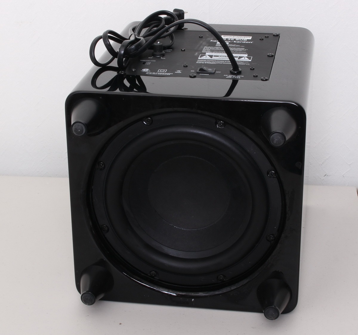 Harman Kardon SB30 SB 30 Sub Subwoofer & Power Cord Only Black Free