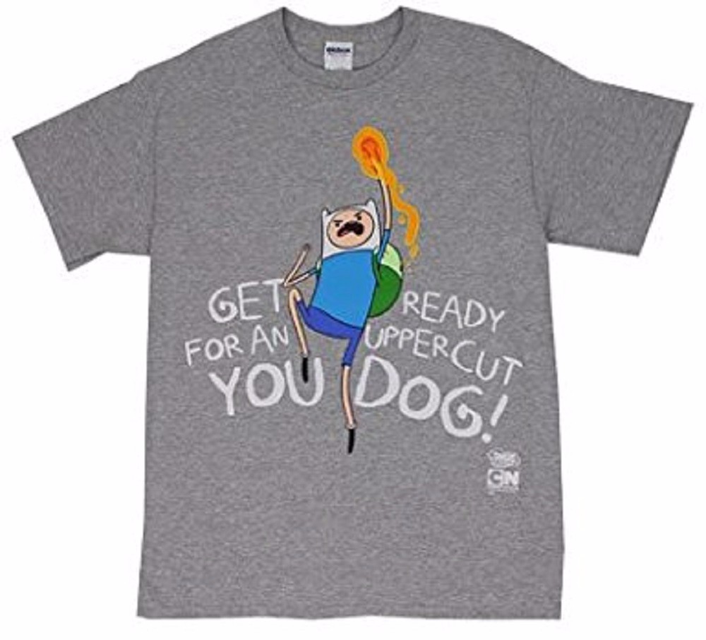 Adult T Shirt Adventure Time With Finn /& Jake What Time Is It