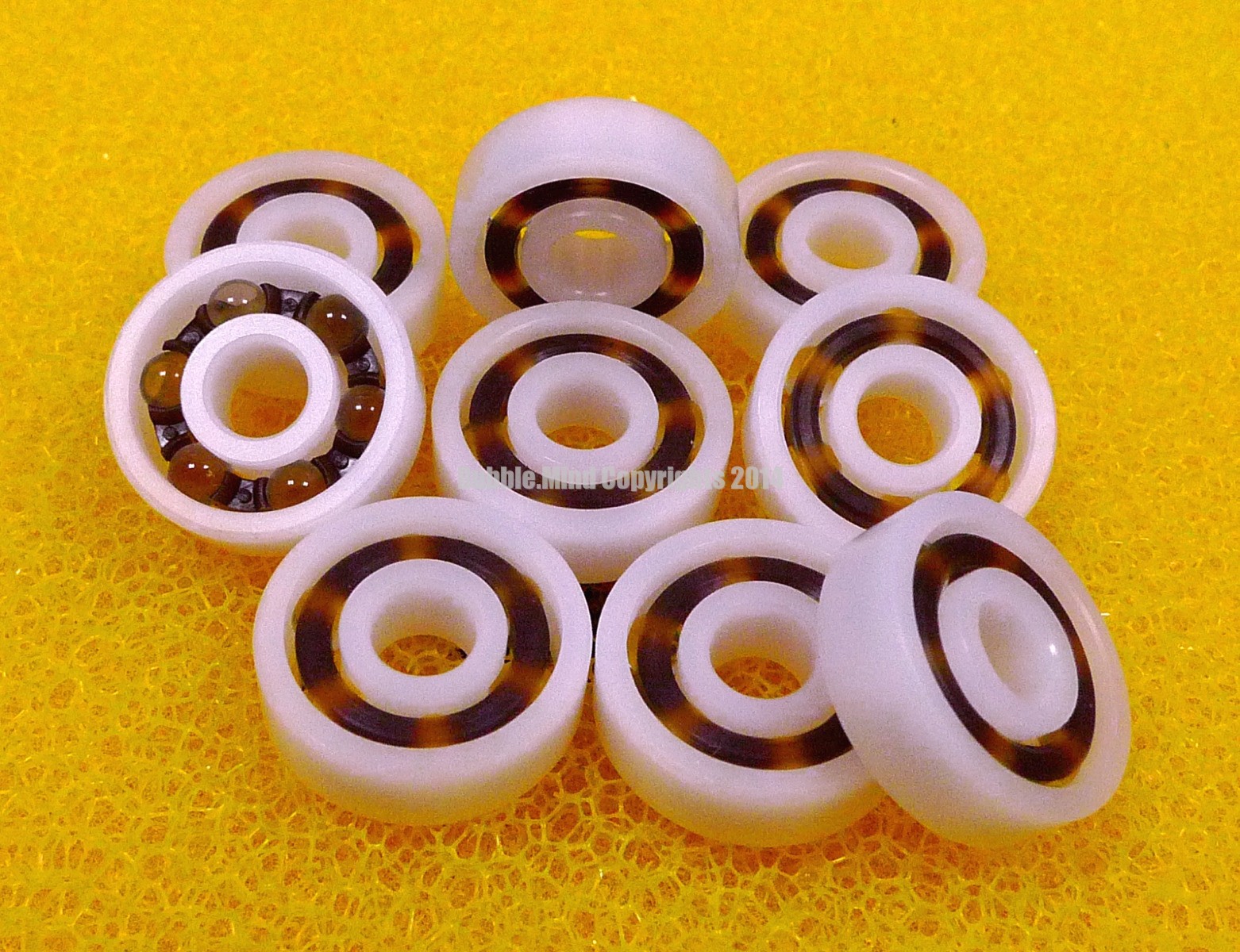 684 4*9*4 Plastic Nylon POM Ball Bearings 4x9x4 mm 12 pcs
