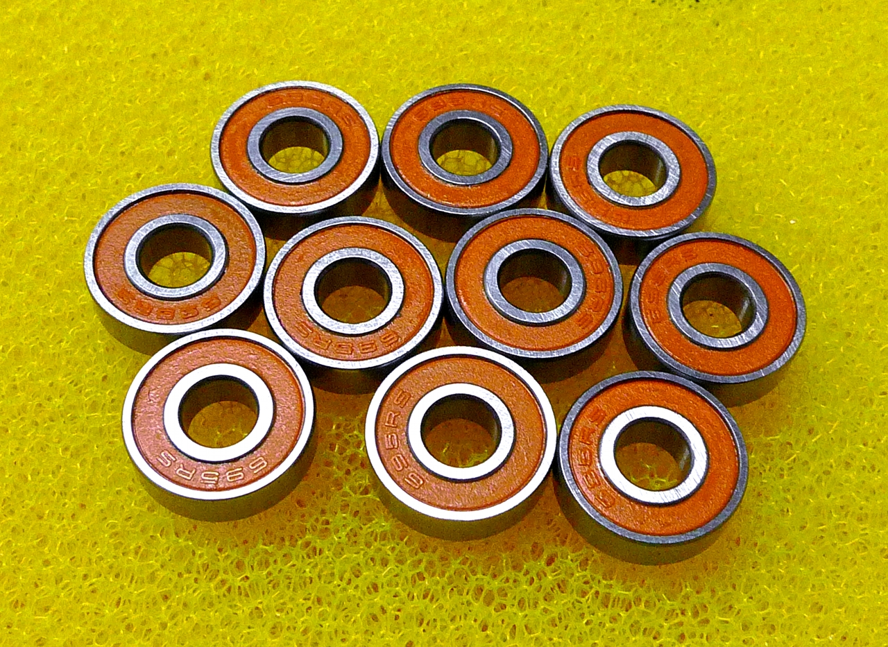 ABEC-7 5 PCS 440c Stainless Steel CERAMIC Ball Bearing 3x8x4 mm S693-2RS