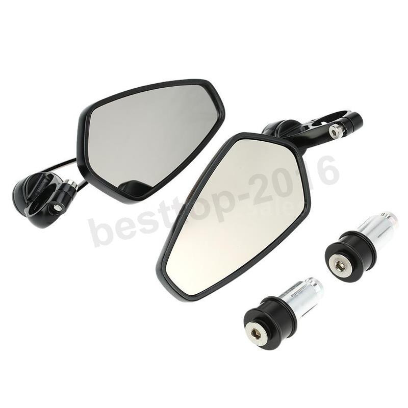 CNC 7//8/" Handle Bar End Rearview Mirrors For Ducati 1098 1198 1199 Panigale