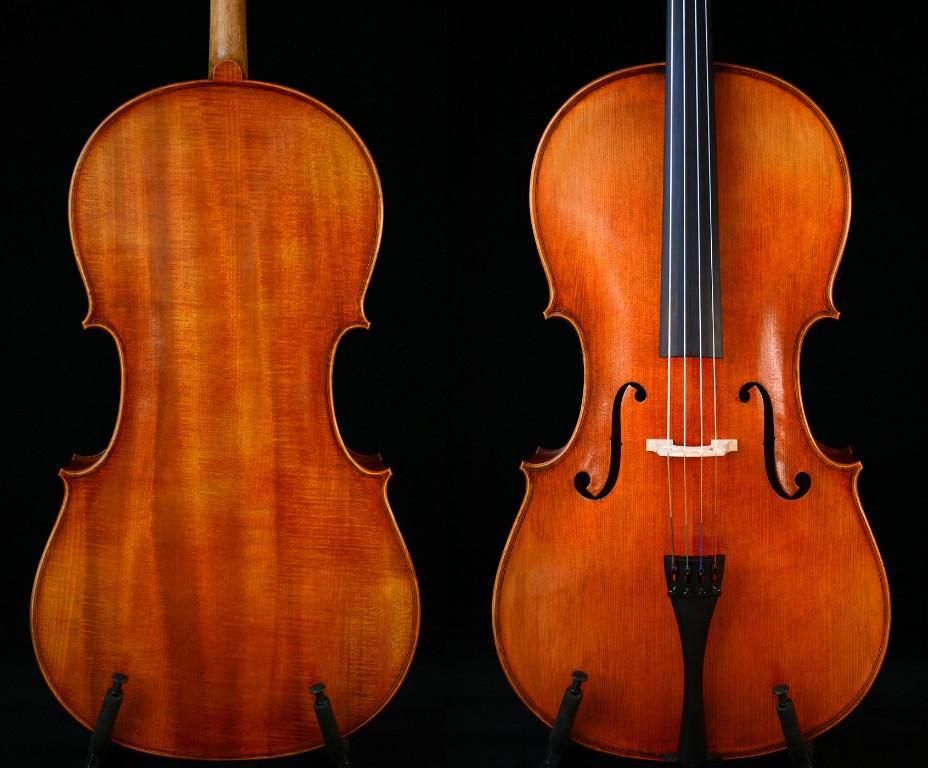 1P Back Amazing 7/8 Cello Master's Work Outstanding Sound 200y Old