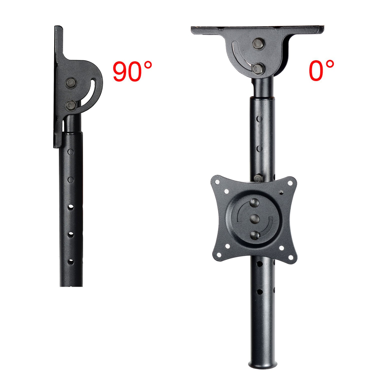 Tilt Swivel TV Monitor Ceiling Mount for DELL Samsung Vizio 19/"-32/" LED LCD BXJ
