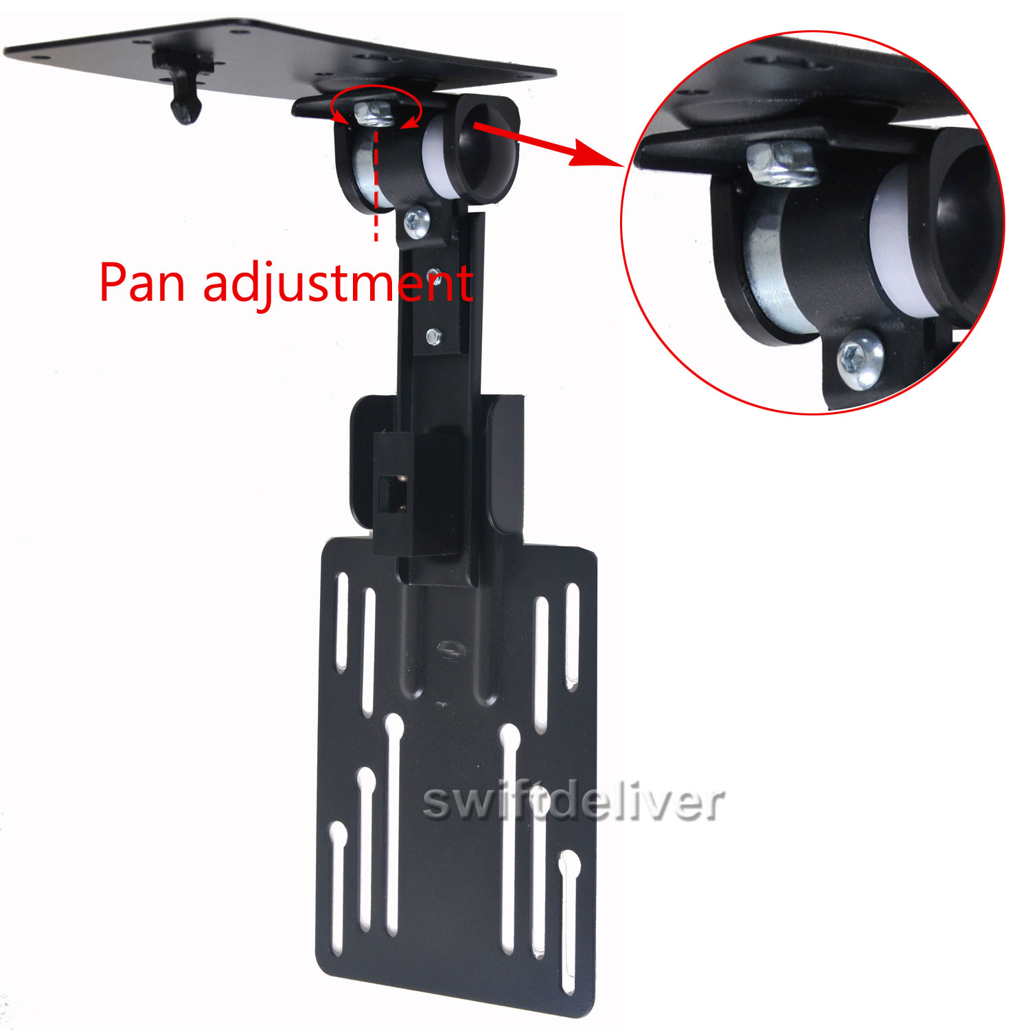 Under TV Monitor Mount Bracket 19 22 23 24 26 27 LED LCD Swivel Tilt 1KY 791090699006 eBay