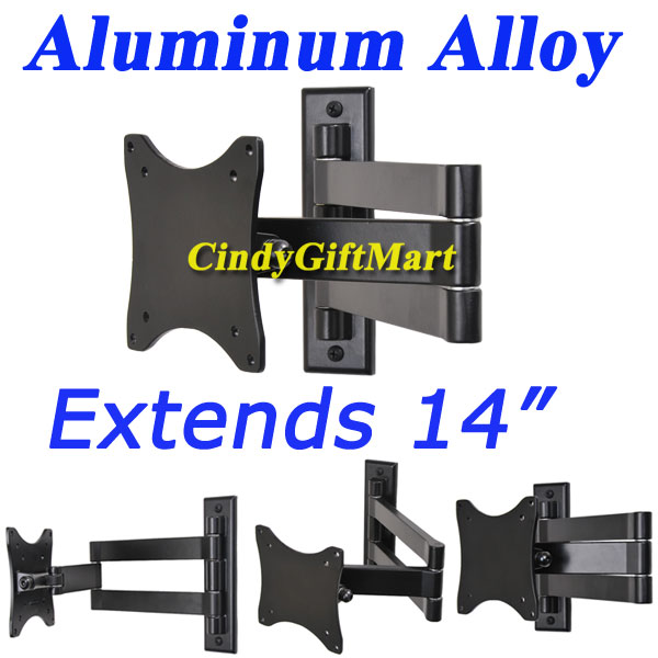 Full Motion TV Wall Mount for VIZIO 19 22 23 24 26 28 29 LED LCD Tilt