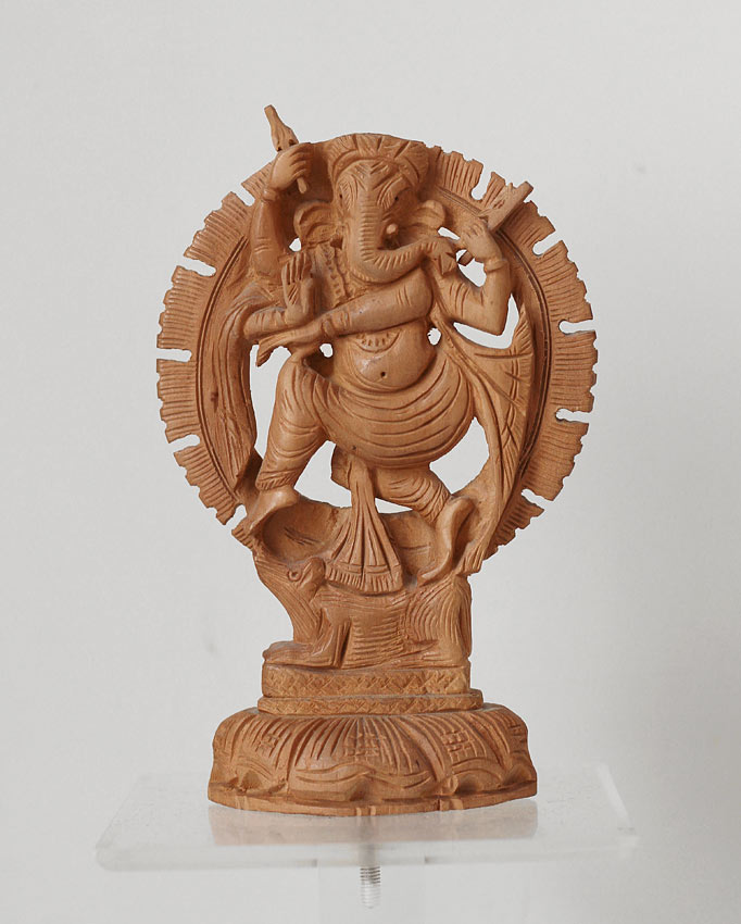 India Hindu Deity Ganesh Woodcarving Ebay