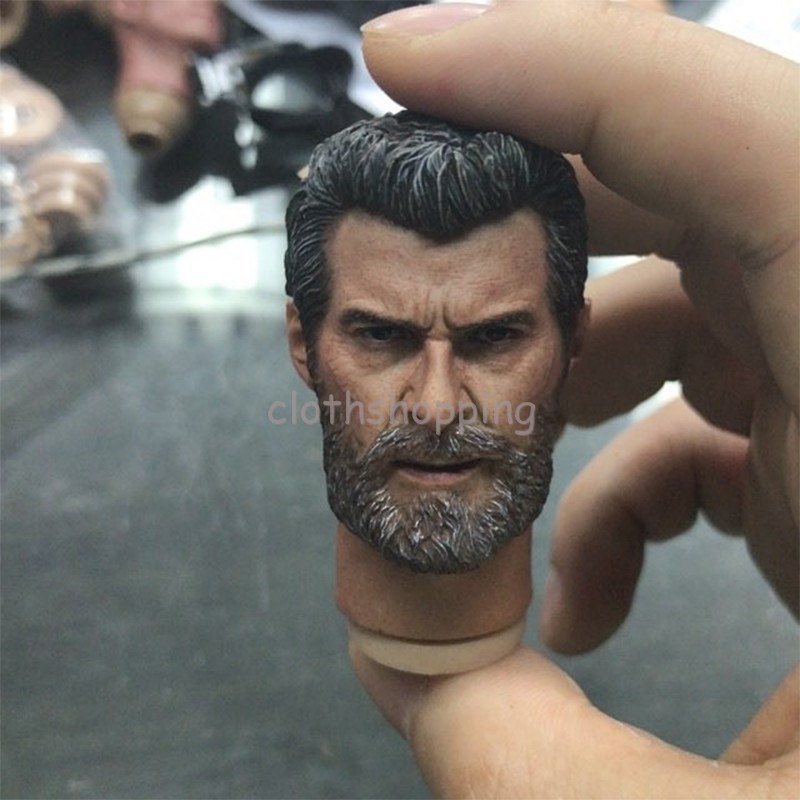 Conector 1//6 Wolverine Hugh Escultura Velho Homem Logan Cabeça Esculpida Corpo F 12/" Figura Toys