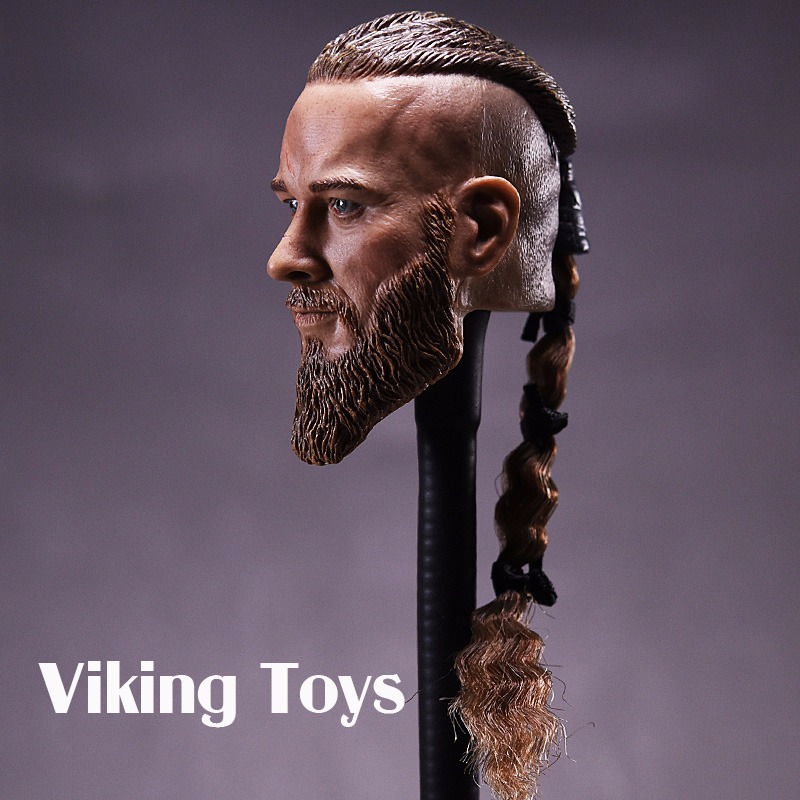 1//6 Head Sculpt Viking Travis Fimmel For Muscle Body Hot Toys