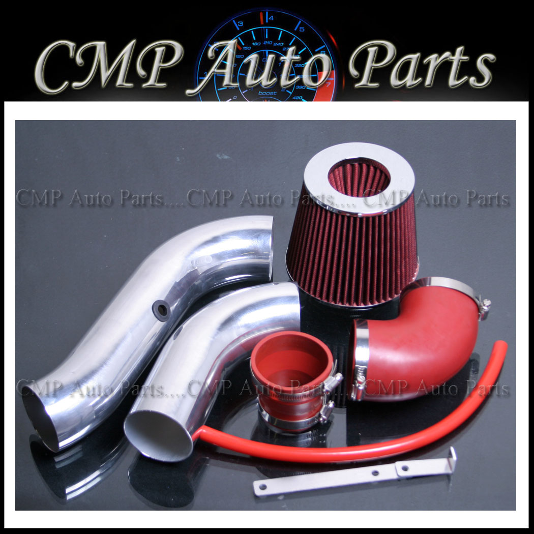 Filter For 04-08 Aveo 1.6L L4 3/" BLACK Cold Air Intake Induction Kit