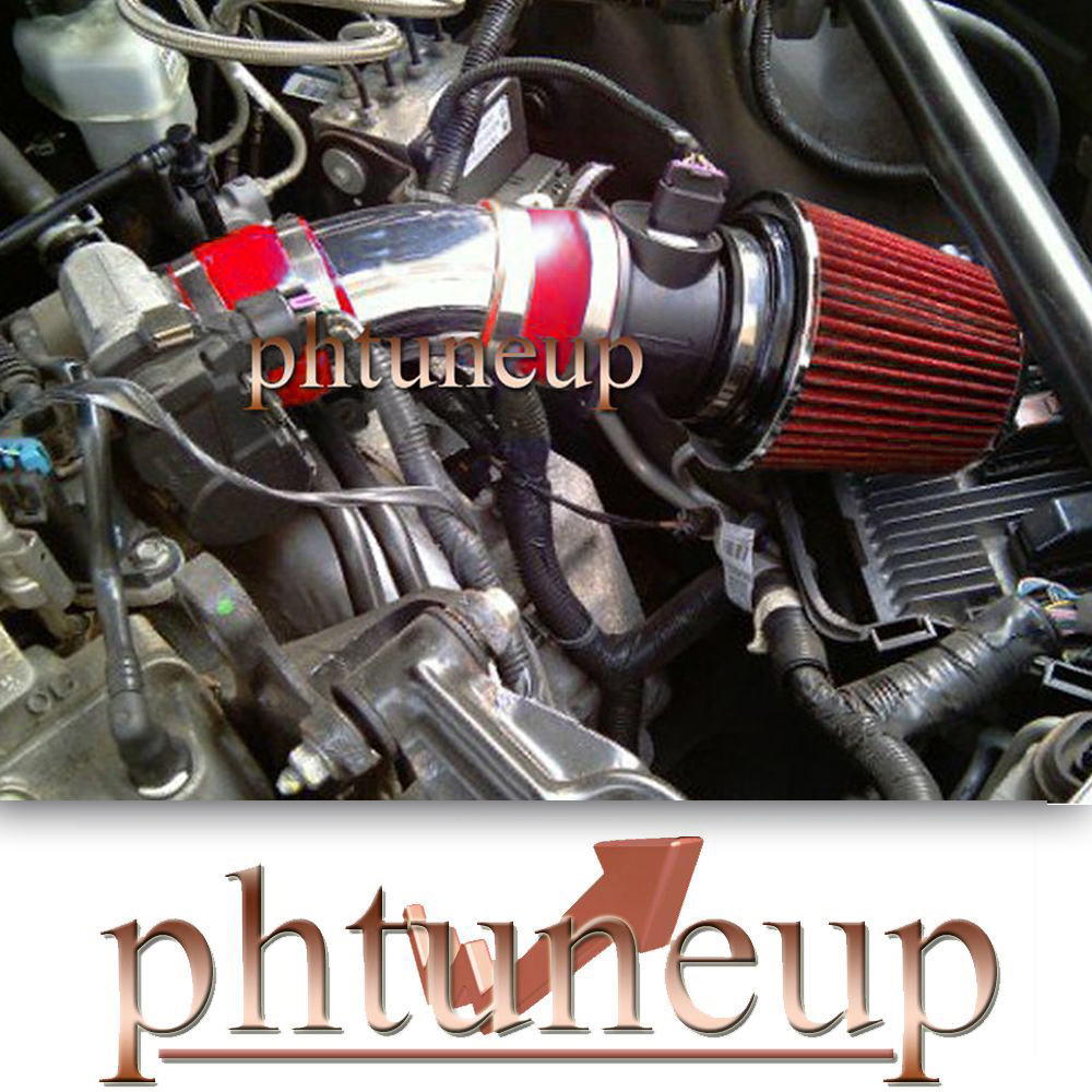 RED 2006-2008 CHEVY IMPALA MONTE CARLO 3.5 3.5L 3.9 3.9L AIR INTAKE KIT