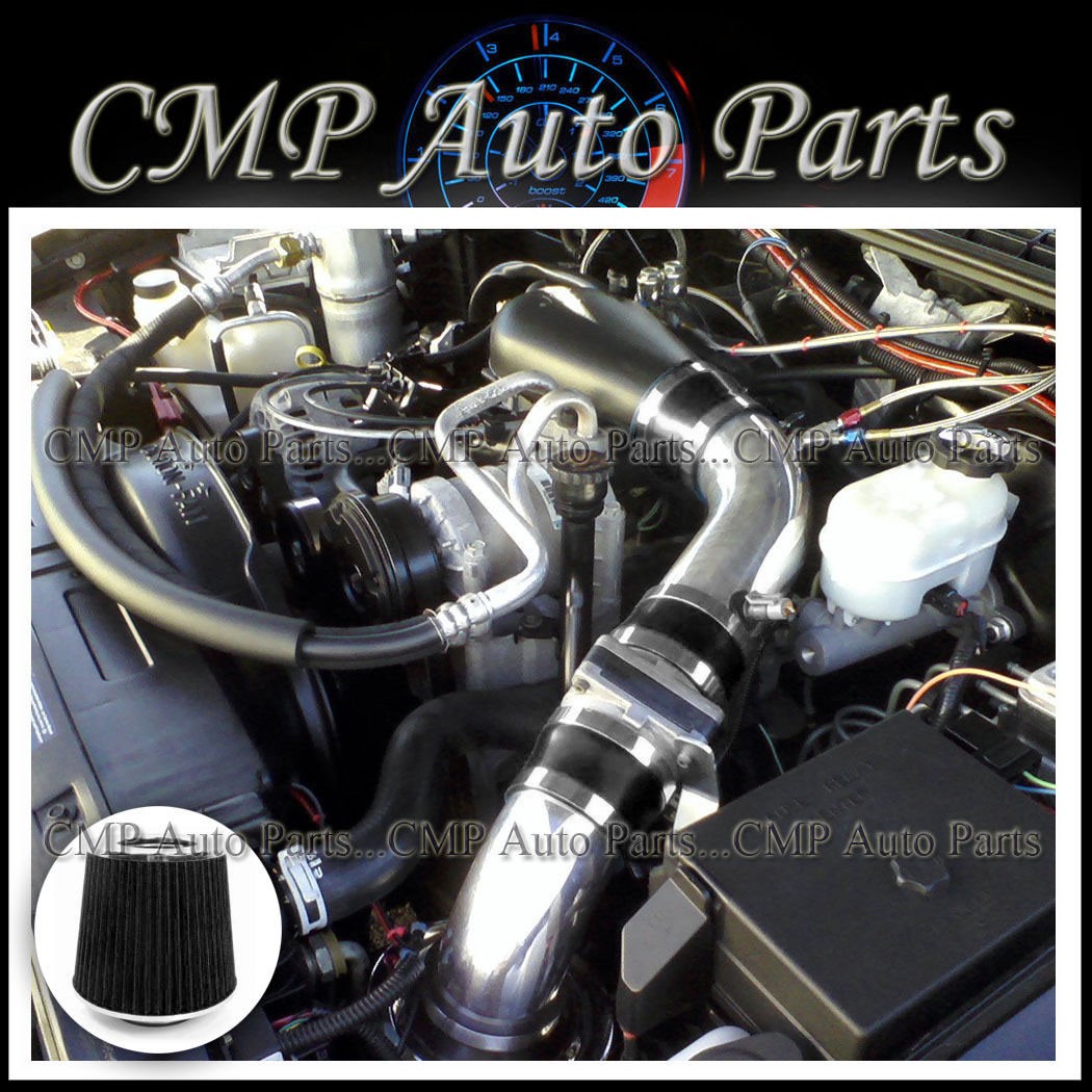 BLACK AIR INTAKE KIT FIT 1996-2005 CHEVY S10 BLAZER 4.3 4.3L ENGINE | eBay