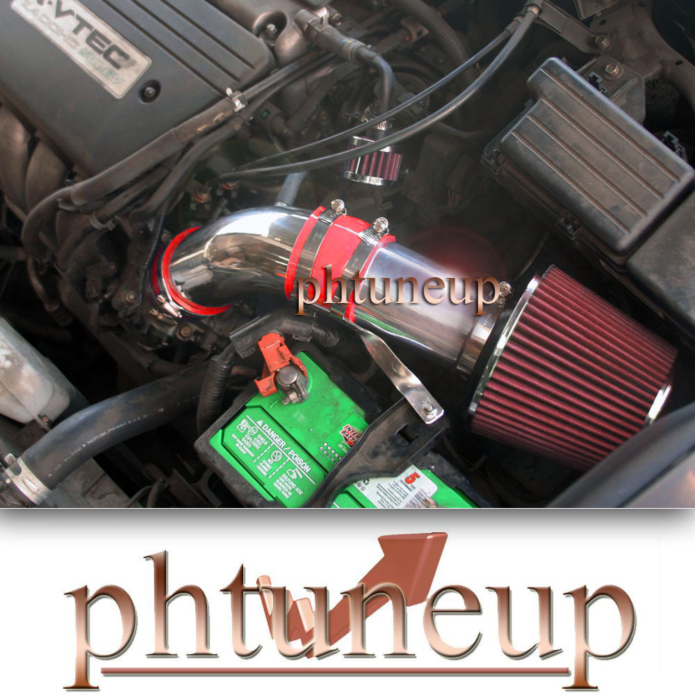 BLUE RED Fit 2003-2006 HONDA ACCORD DX EX LX SE 2.4 2.4L AIR INTAKE KIT