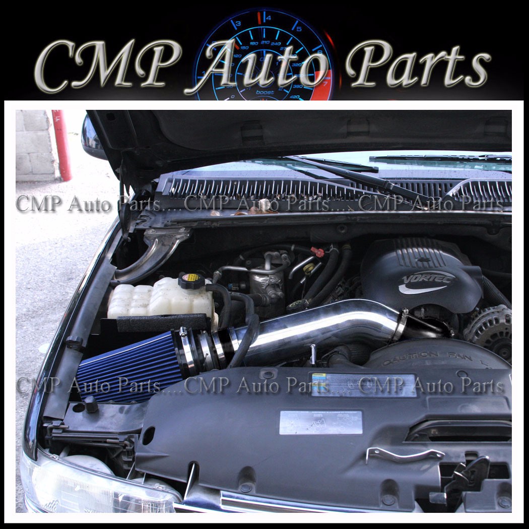 07-08 CHEVY SILVERADO//TAHOE//SIERRA//YUKON 4.8L//5.3L//6.0L//6.2 COLD AIR INTAKE BLUE