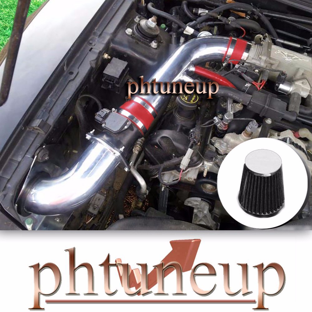 3.5/" Cold Air Intake Filter Universal BLACK For All Mustang All Models