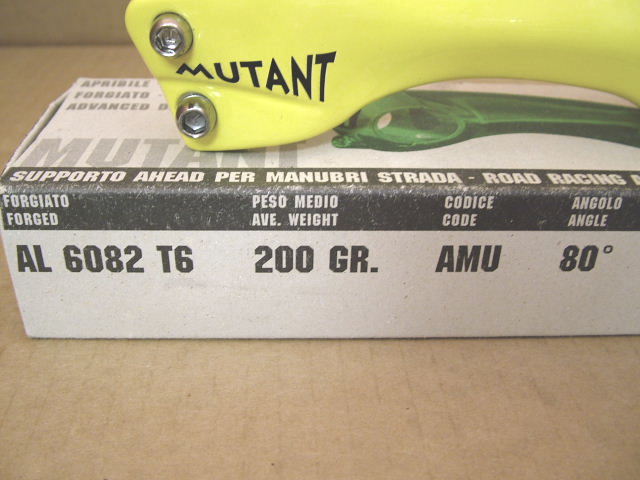 New-Old-Stock 3T Yellow Mutant Stem (25.8 mm / 26.0 mm clamp x 130