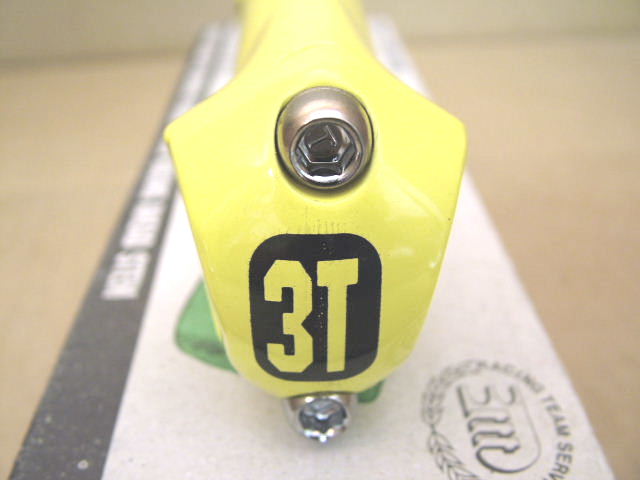 3T ステム　MUTANT イエロー New-Old-Stock 3T Yellow Mutant Stem (25.8 mm / 26.0 mm clamp x 130