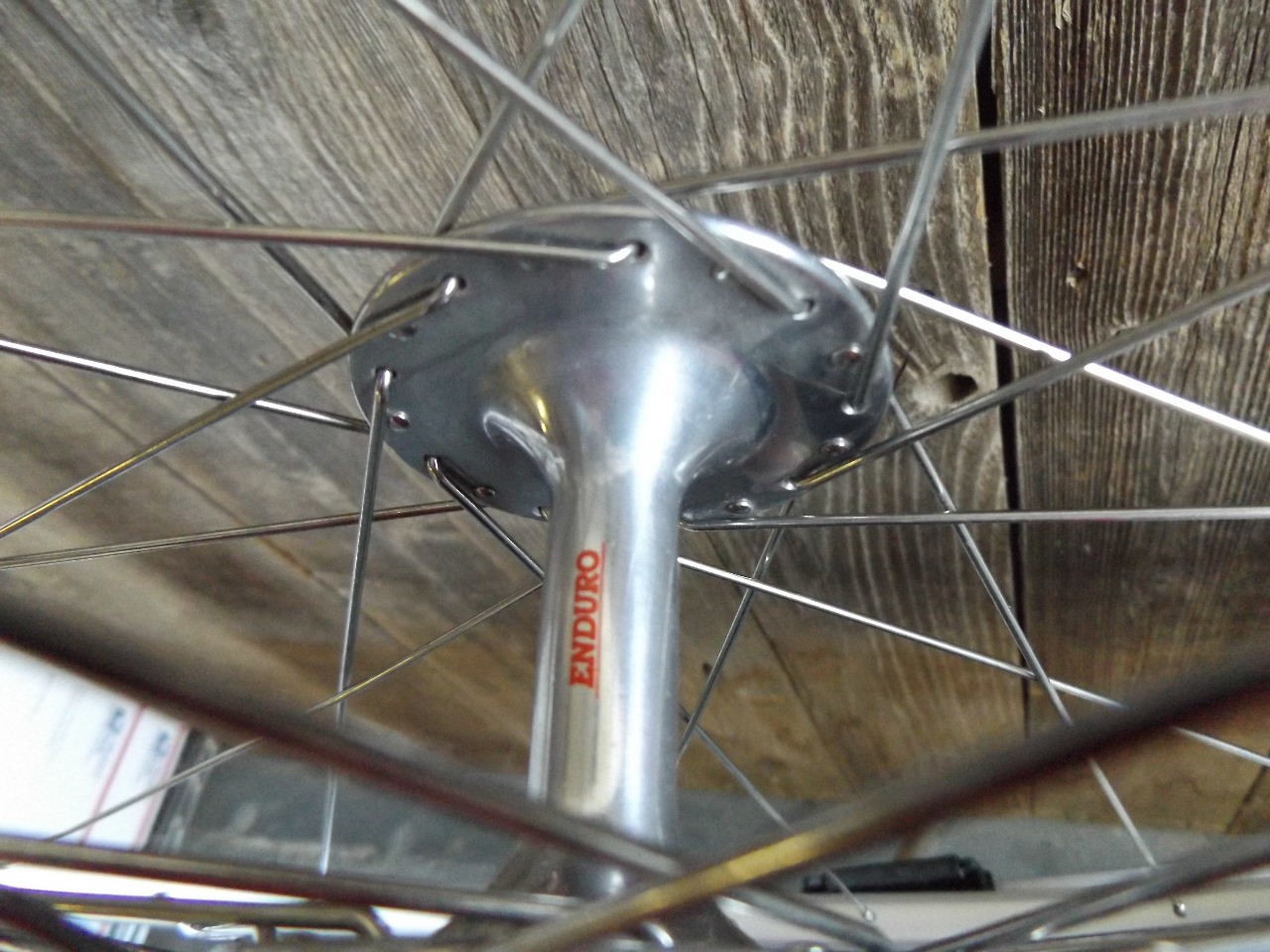 New-Old-Stock 36-Hole Araya 700c Front Wheel w/100 mm High Flange