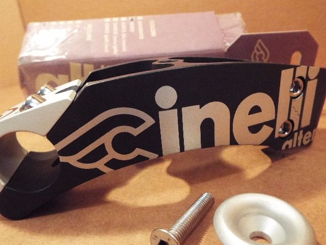 New-Old-Stock Cinelli Alter Stem..Black w/Silver Accents (130 mm x