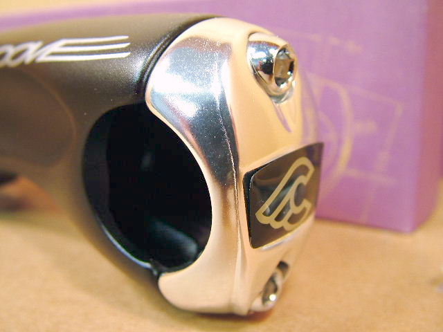 New-Old-Stock Cinelli Groove StemBlack w/Silver Clamp (110 mm x
