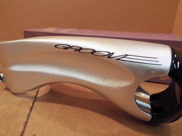 NOS Cinelli Groove StemSilver w/Black Clamp (110mm x 26.0mm