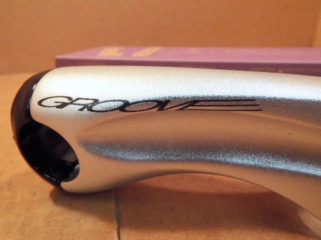NOS Cinelli Groove StemSilver w/Black Clamp (110mm x 26.0mm