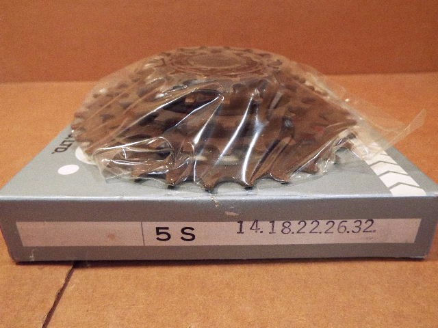 14x34 w//Brown Finish New-Old-Stock Suntour Perfect 6-Speed Freewheel