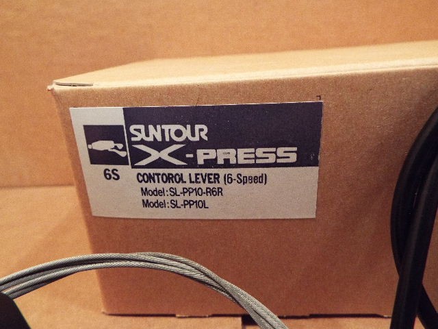 SUNTOUR X-PRESS 左右シフターセット (DEADSTOCK) New-Old-Stock Suntour X-Press (XC-Pro) Shifters6-Speed
