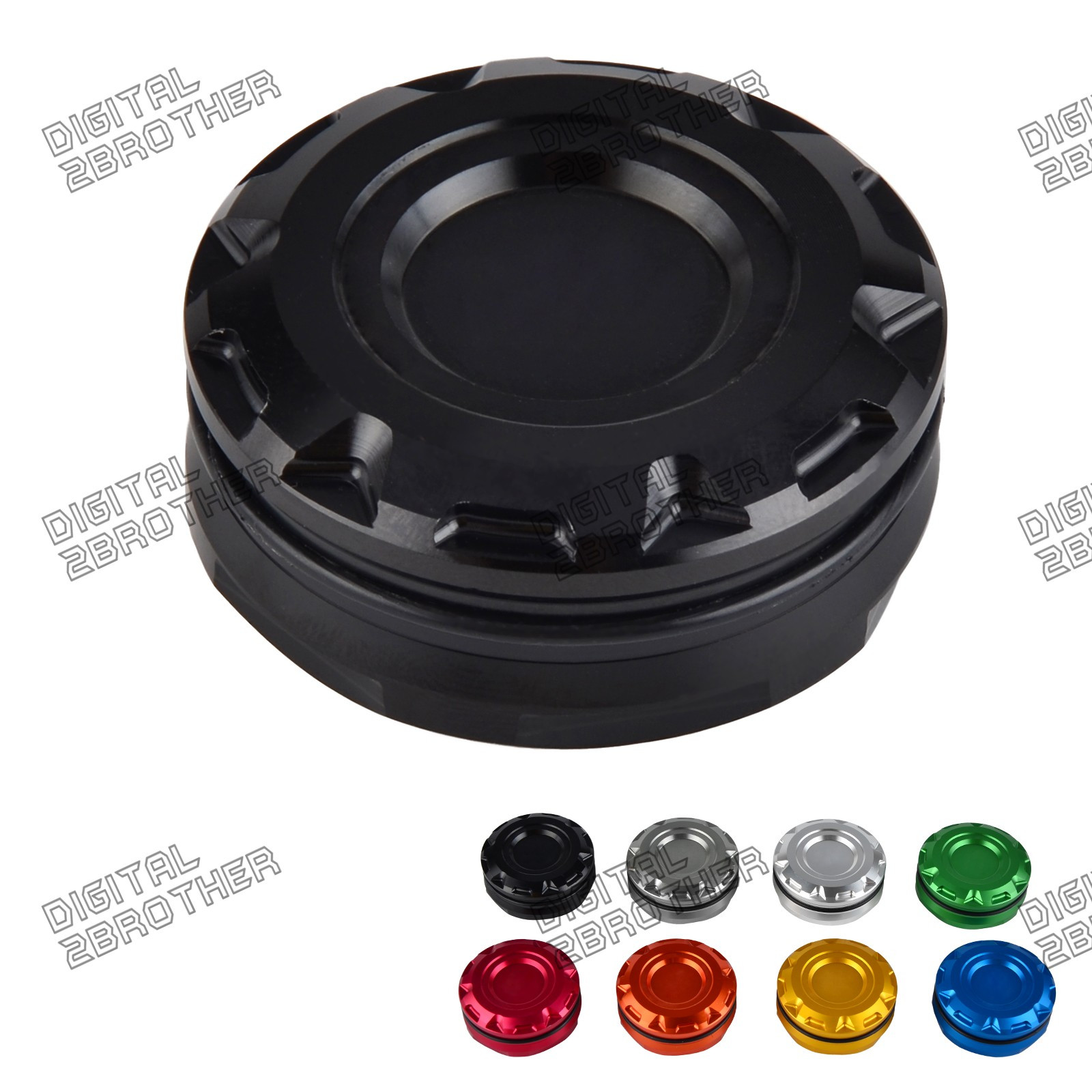 Braking CNC Front Brake & Clutch Reservoir Cap Cover For Suzuki