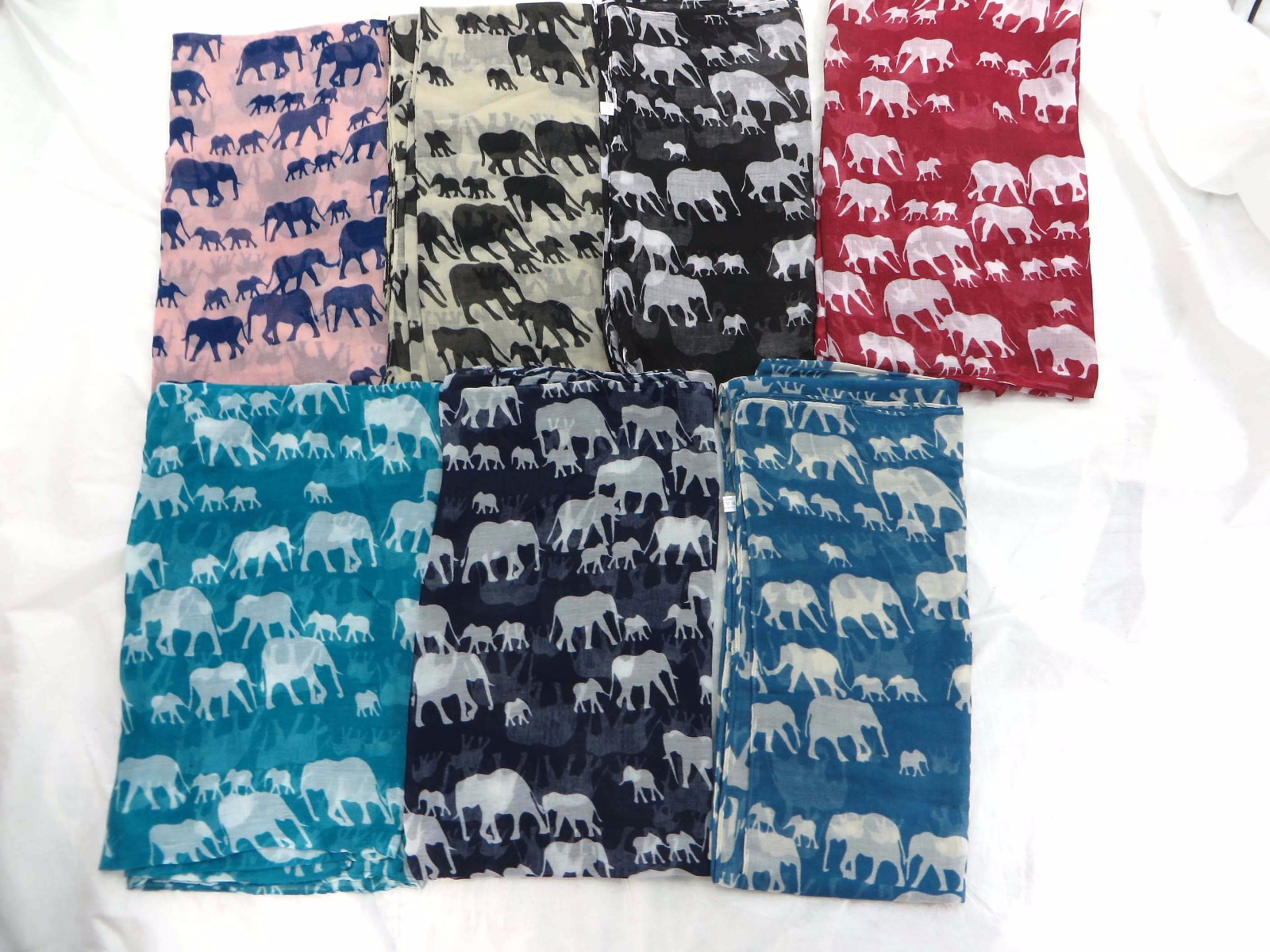 US SELLER-10pcs bathing suit cover up lucky elephant animal scarf shawl sarong