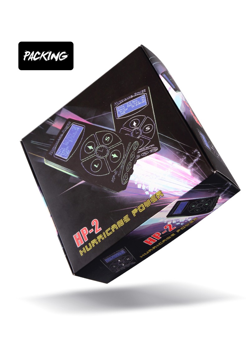 Tattoo Power Supply Hurricane HP-2 Power Supply LCD Display