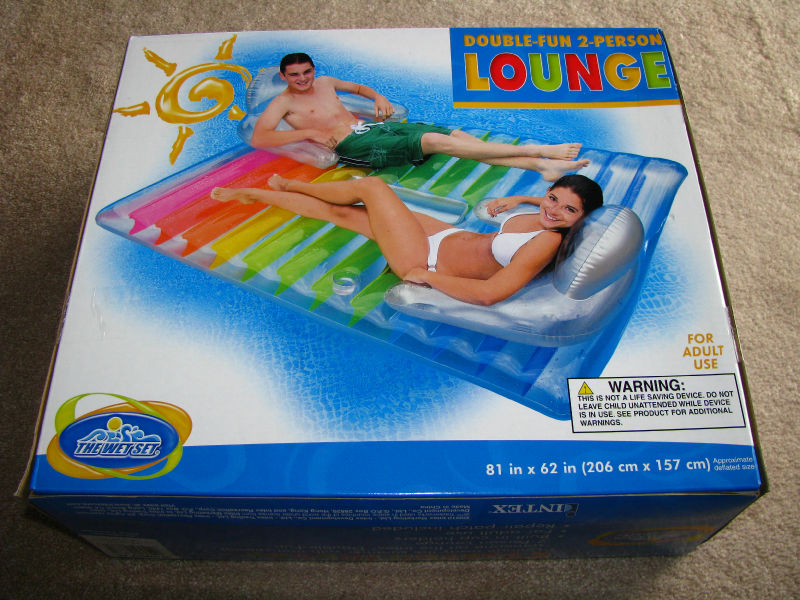 intex double lounge pool float