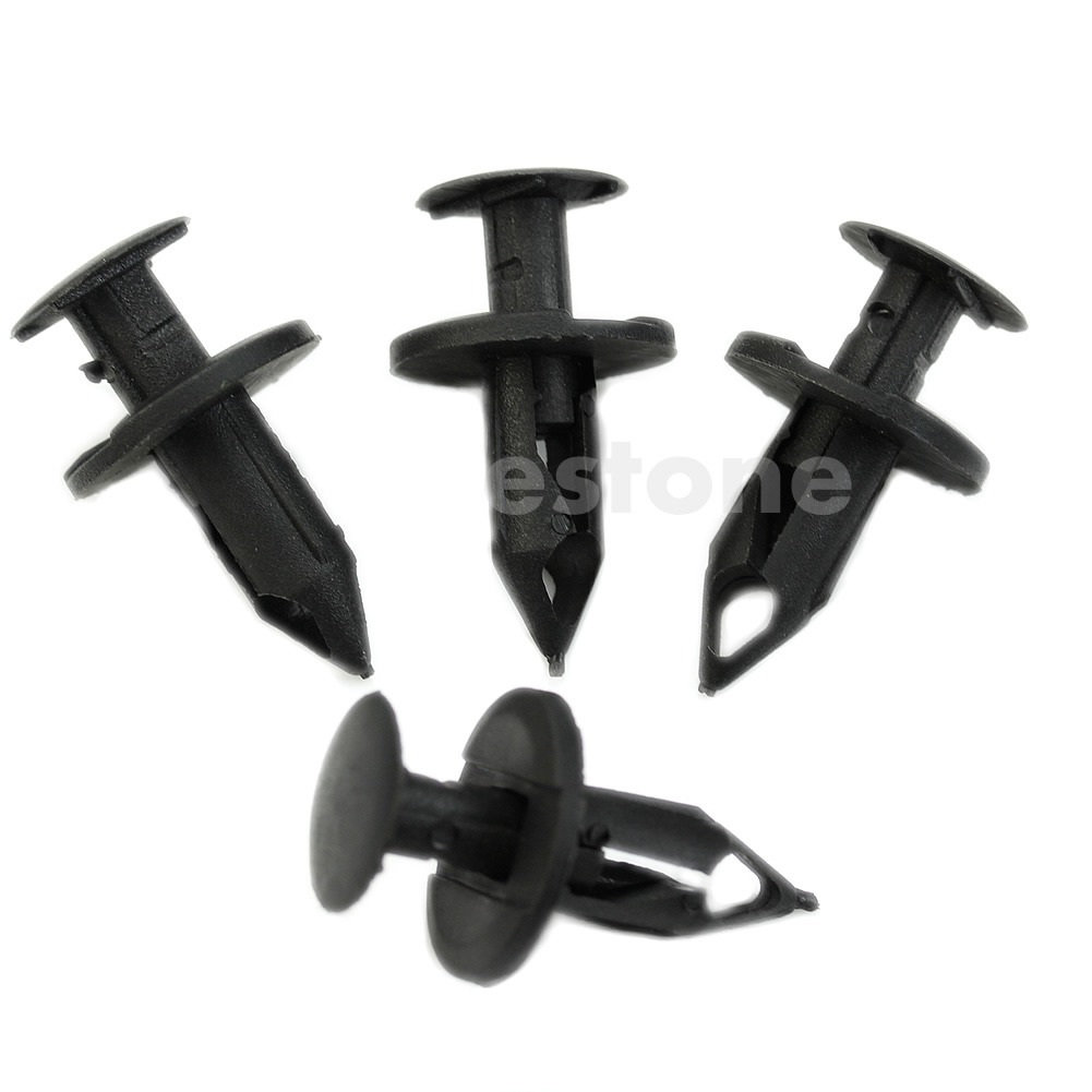 20pcs 8mm Fender Rivet Fastener Clips Push Type Retainer For Ford