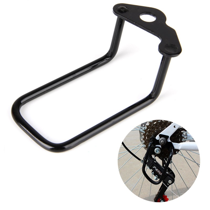 Bicycle Cycling Rear Gear Derailleur Protector Guard Steel Frame Bike
