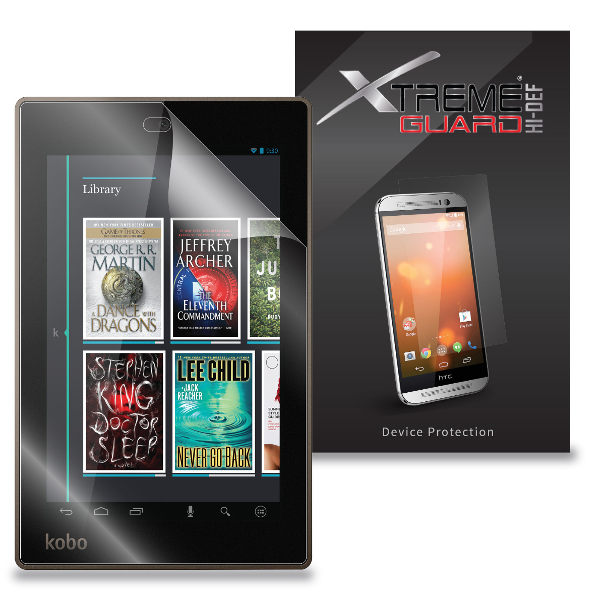 3 Pack Clear Tablet Screen Protector Guard For 7/" Kobo Arc 7
