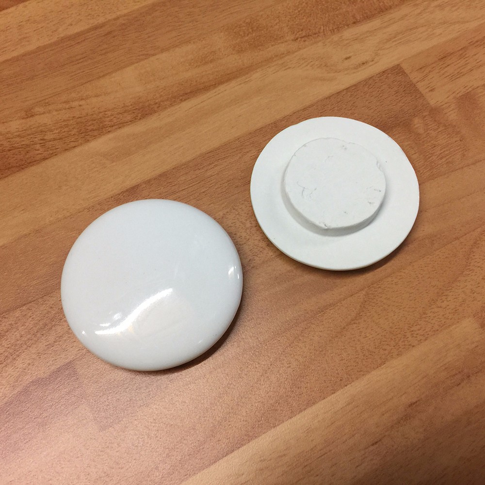 Astracast Gloss White Ceramic Kitchen Sink Tap Hole Stopper Blanking