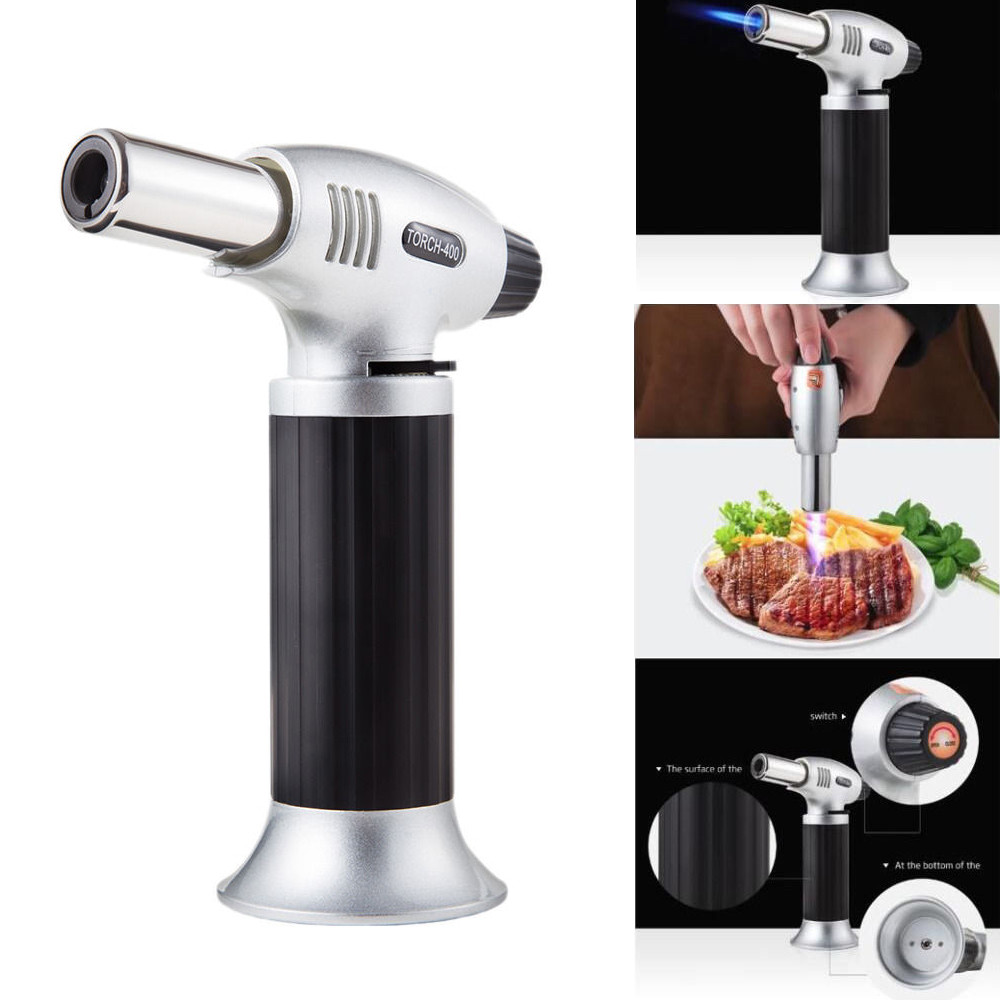 Creme Brulee Blow Torch Culinary Chef Butane Gas Refillable Blowtorch