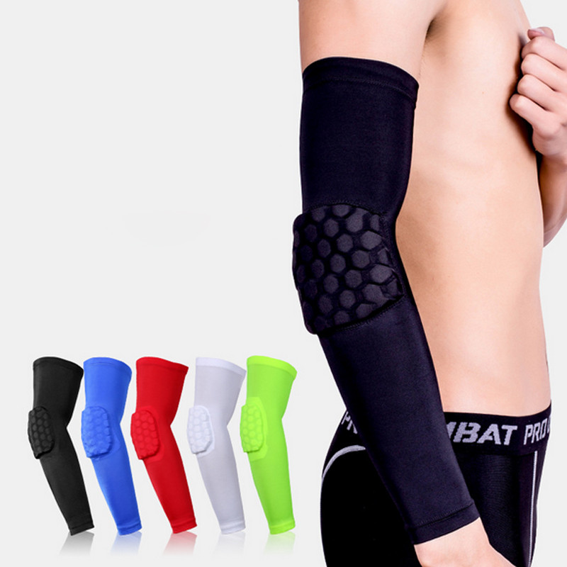 Basketball Sports Crashproof Arm Sleeve Pad Elbow Protective Gear Brace Support