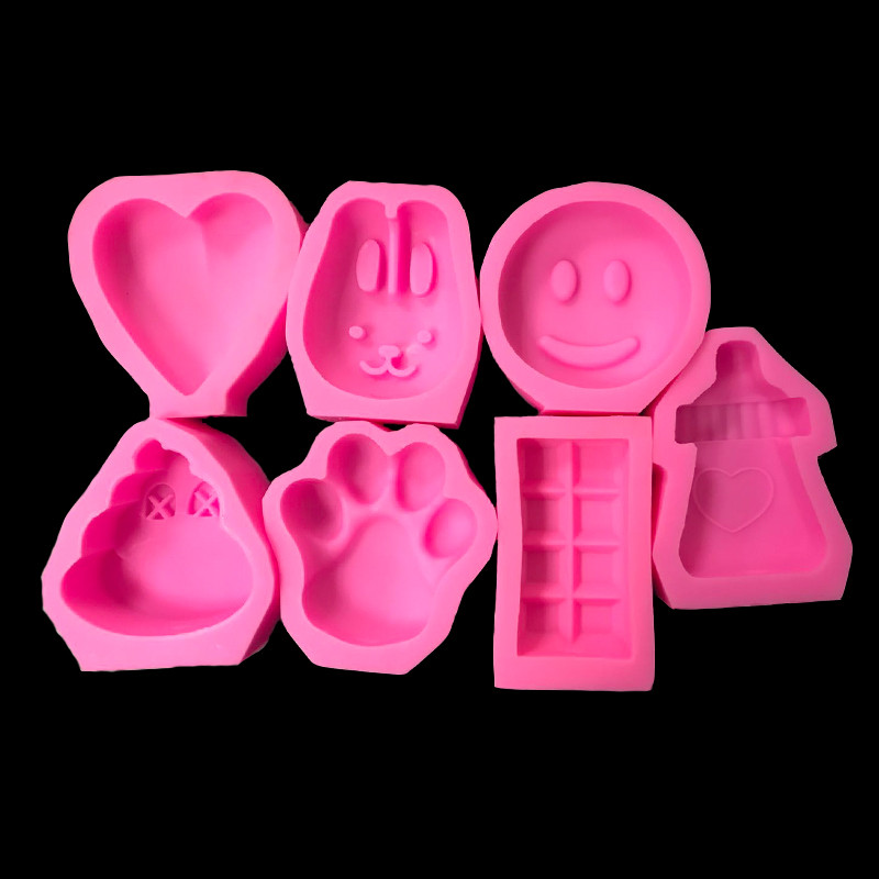 Animals Fondant Cake Silicone Mold Gum Candy Baby Shower Populai Biscuit Moulds