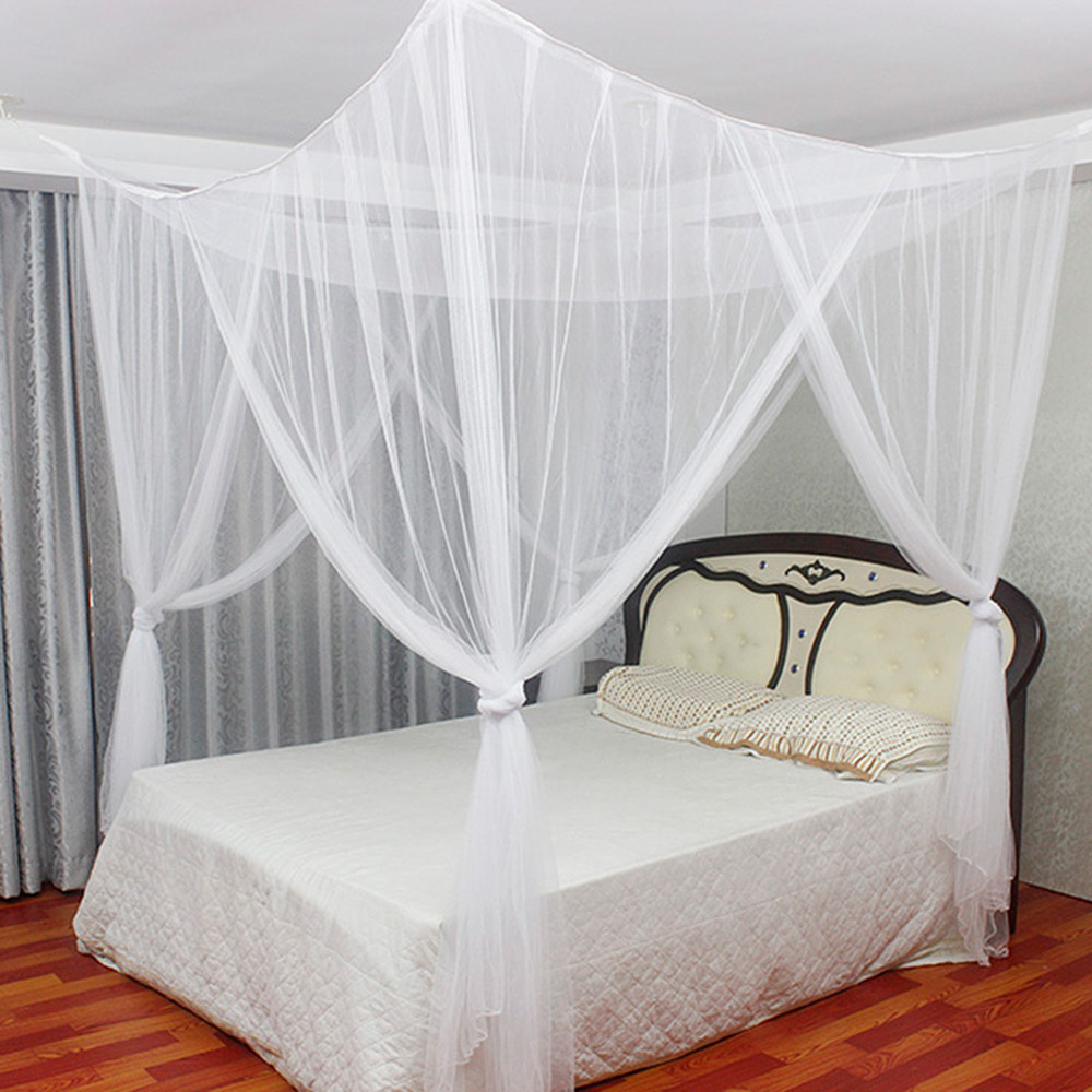New 4 Corner Post Bed Canopy Mosquito Net Full Queen King Size Details About New 4 Corner Post Bed Canopy Mosquito Net Full Queen King Size Netting Bedding