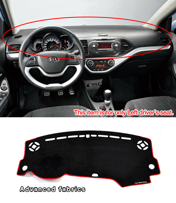 Kia 2011 2012 Picanto Morning Dashboard Dash Sun Cover Pad Mat Carpet