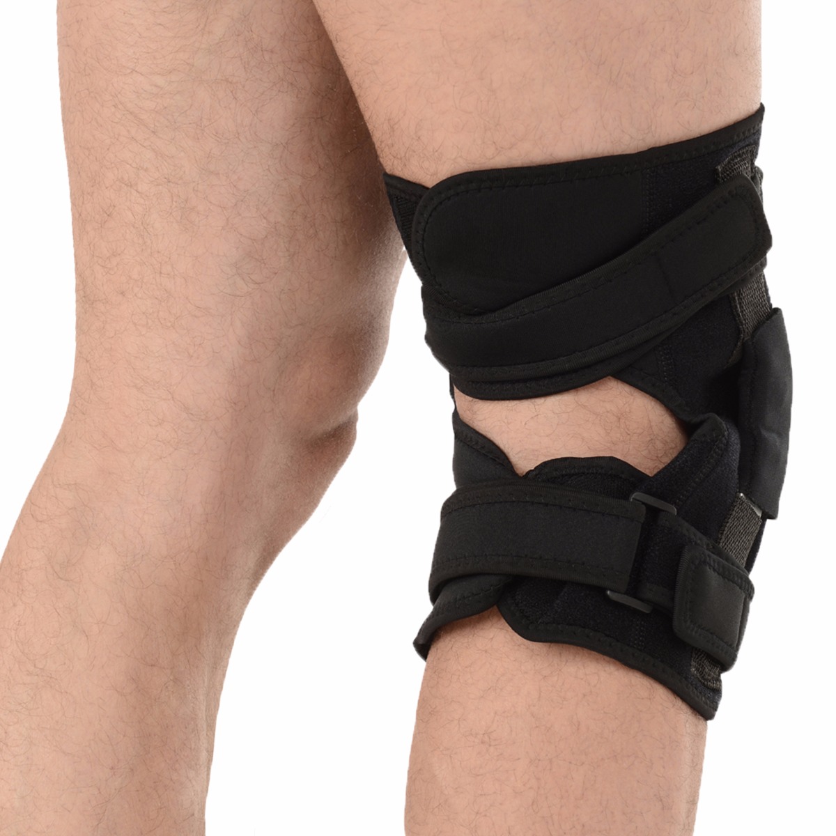 Gallant Adjustable Neoprene Hinged Knee Stablizing Brace Steel Support Medicial eBay
