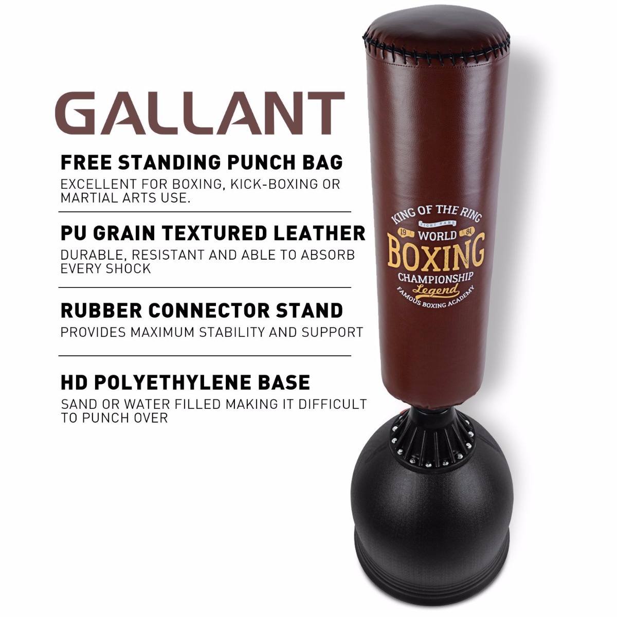 academy free standing punching bag