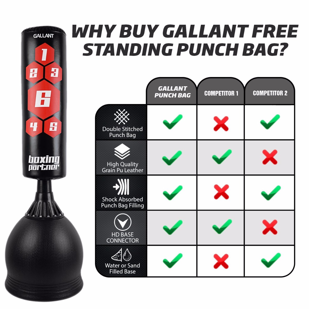 gallant boxing bag